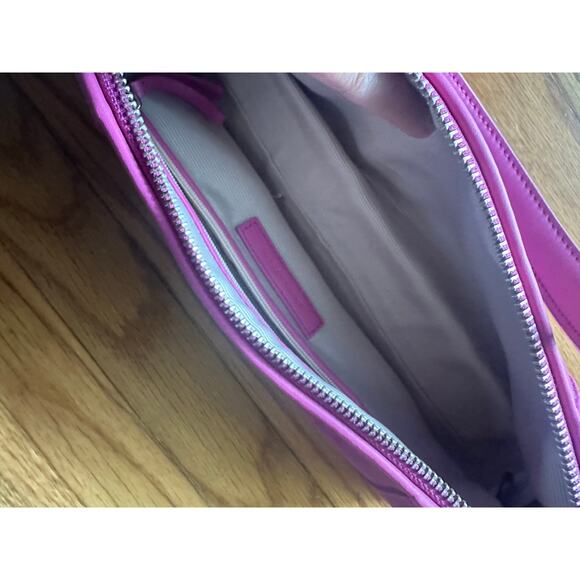 Vintage Ann Taylor Purple Suede Baguette Bag – Genuine Leather - Picture 6 of 8